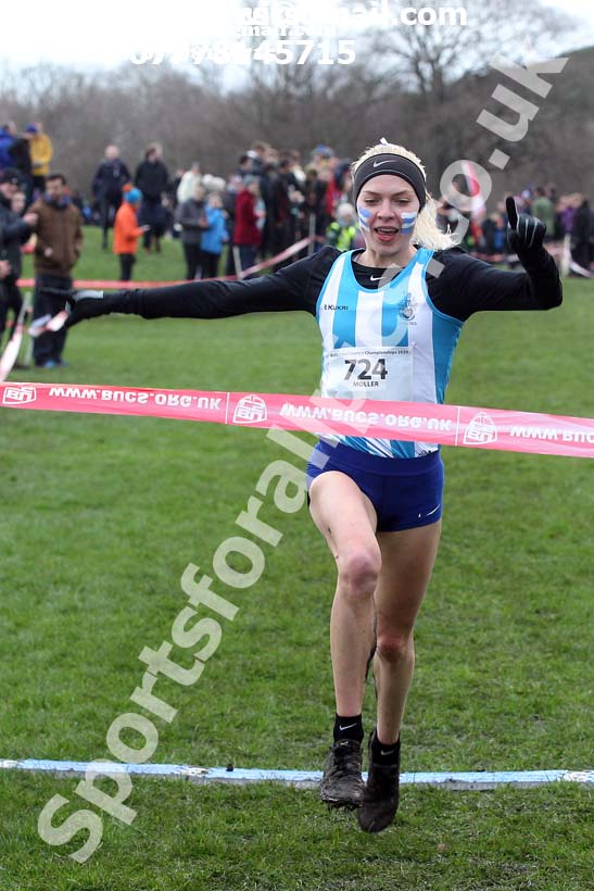 Womens long race  2020 BUCS Cross Country Champs., Edinburgh.  Photo: David T. Hewitson/Sports for All Pics